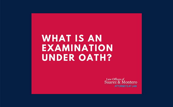 What Is An Examination Under Oath?