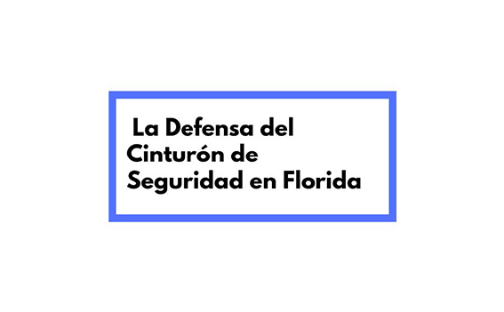 The Seat Belt Defense In Florida Spanish