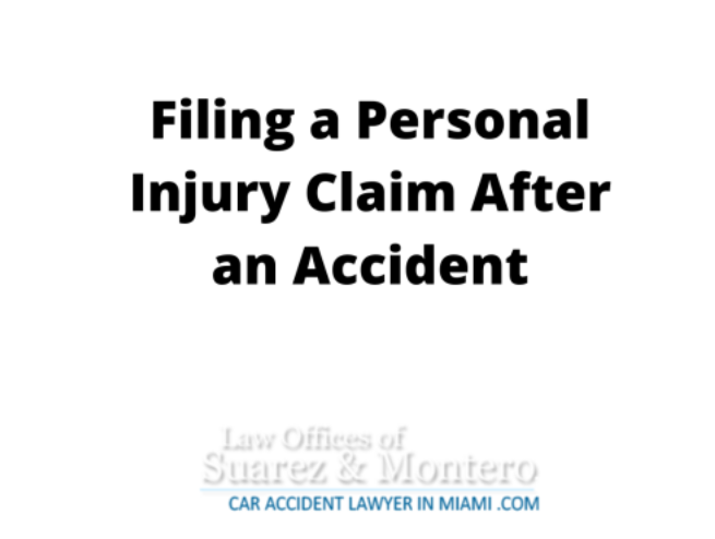 Filing A Personal Injury Claim After An Accident