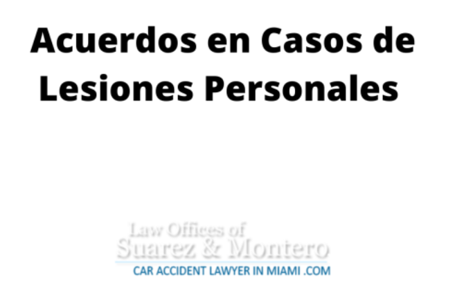 Personal Injury Spanish