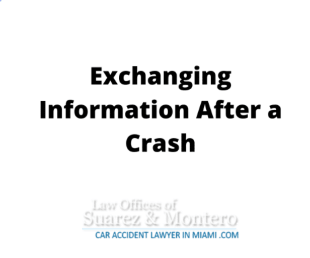 Exchanging Information After A Crash