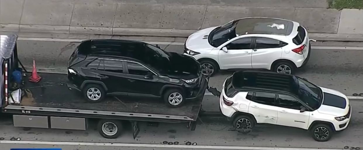 10 Heridos En Un Choque En Cadena En El Que Se Vieron Involucrados Al Menos 5 Vehículos En Miami Gardens