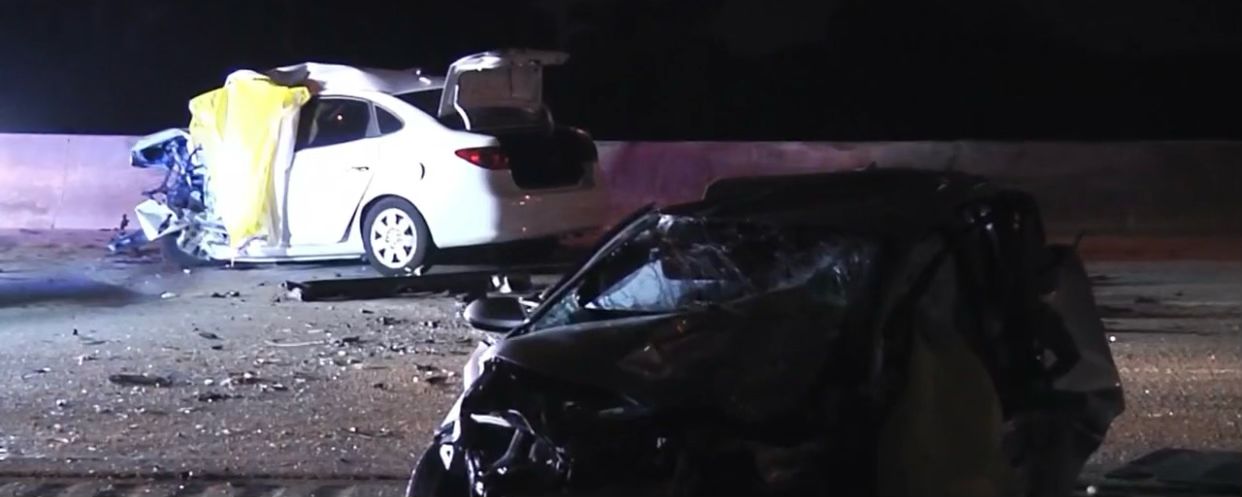 Una Mujer Murió En Un Accidente En Sentido Contrario En La Autopista Palmetto En Miami Lakes