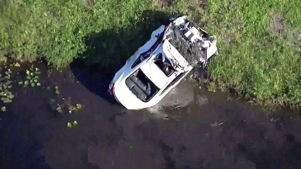 Woman Dies, Man Survives After Car Crashes Into Canal In Cooper City