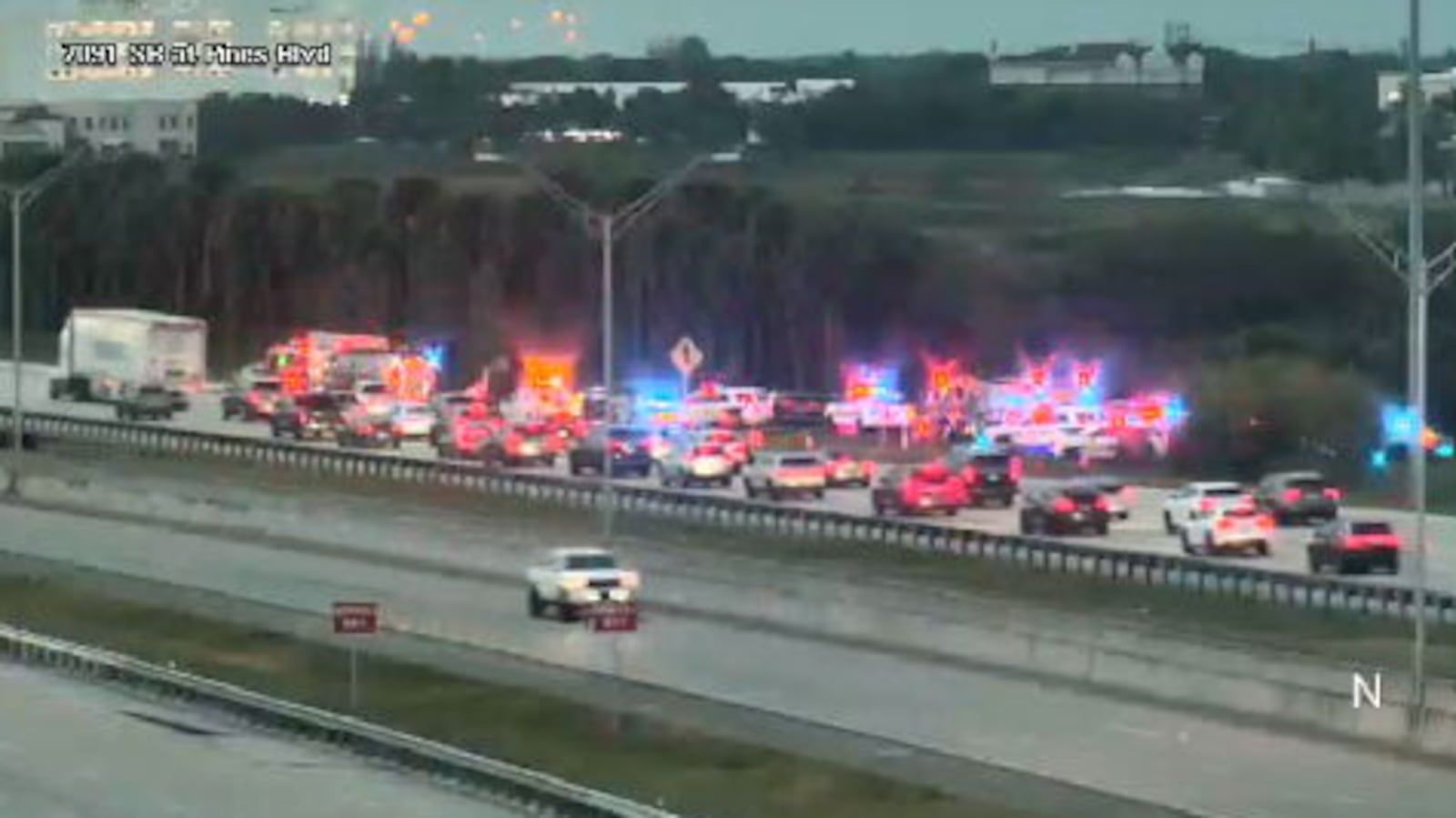 1 Person In Serious Condition After I-75 Crash In Pembroke Pines