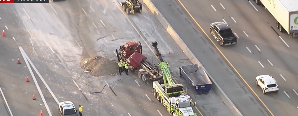 Crash Causes Heavy Delays On Florida’s Turnpike, Leaves 1 Hospitalized