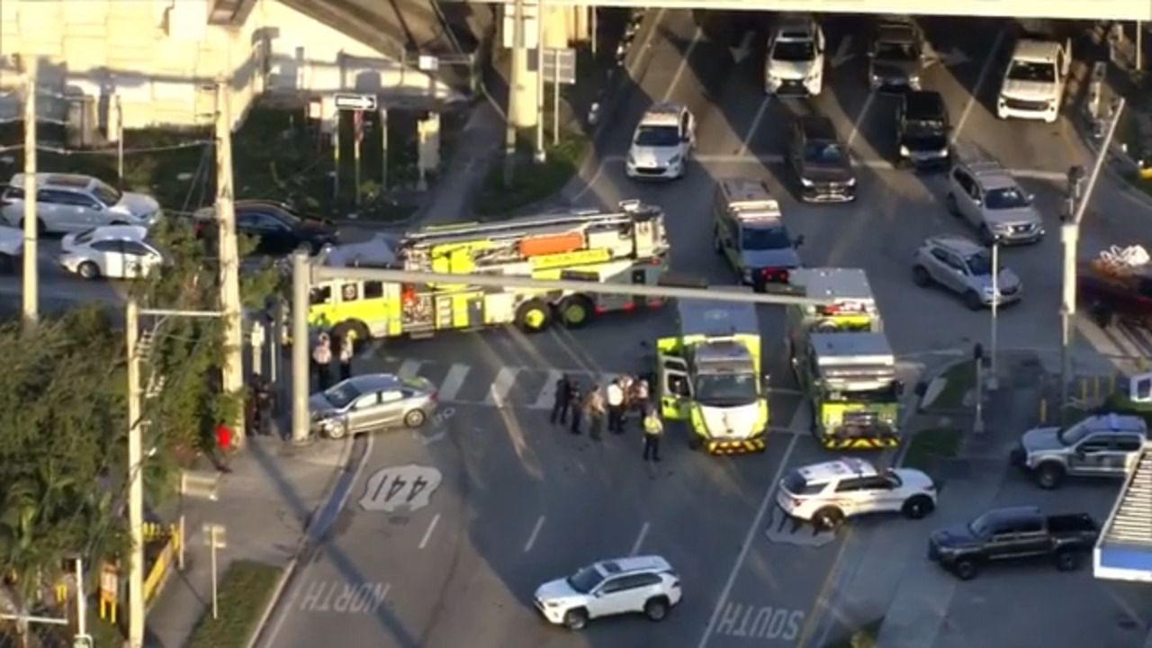 4 Hospitalized Following Traffic Crash Involving MDFR Vehicle In North Miami