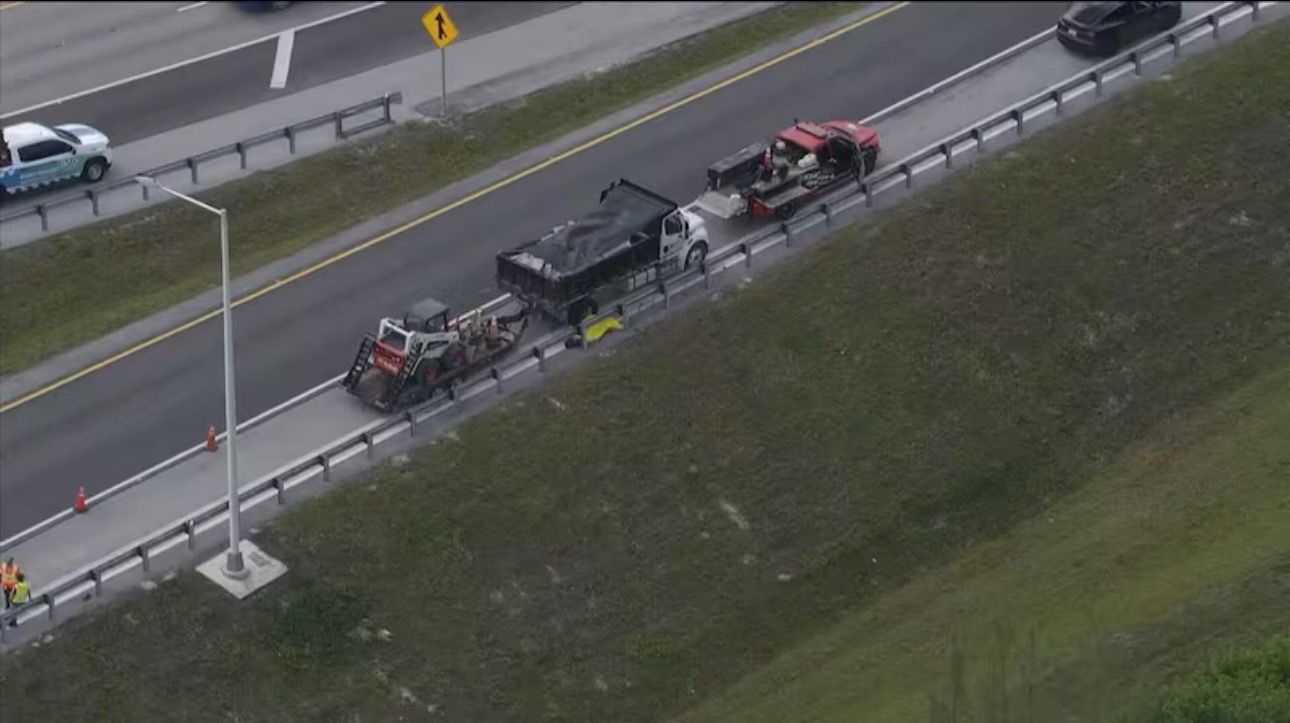 Dump Truck Driver Killed After Tire Explosion on Dolphin Expressway ...