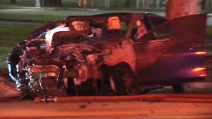 Car crash in Northwest Miami